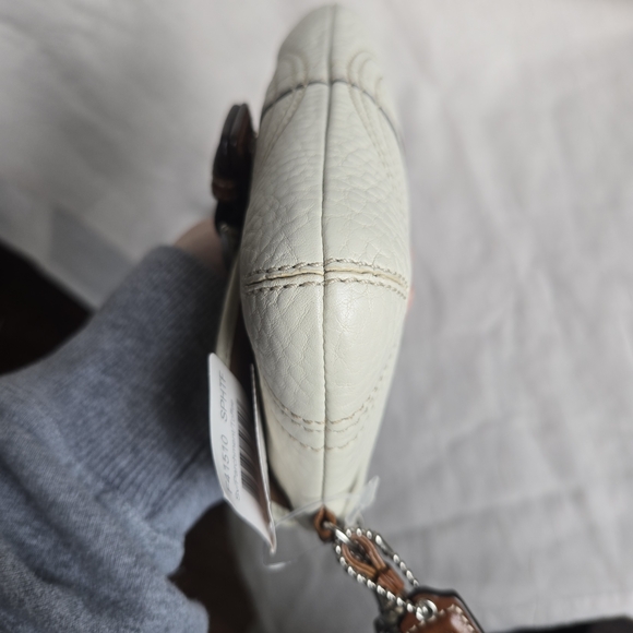 Coach Pebbled Leather Wristlet Y2K Mini Bag - Picture 7 of 11